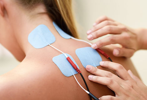 Electrical Muscle Stimulation  therapy for auto accident injury